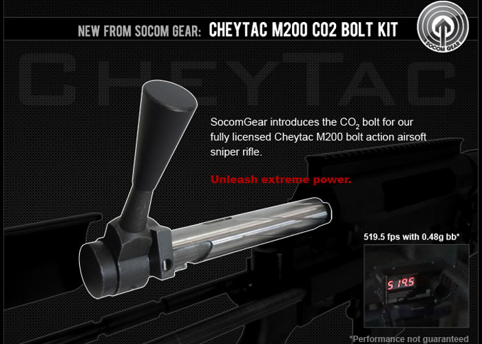 Kit Bolt CO2 Cheytac M200 SOCOM GEAR