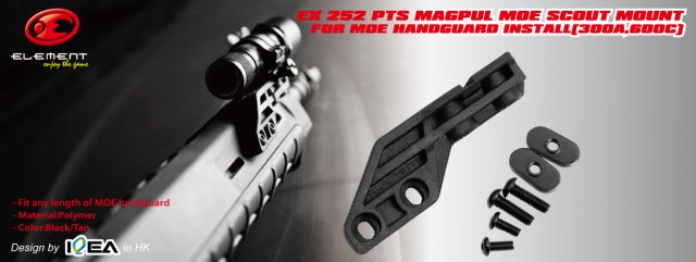 EX 252 Element Magpul PTS MOE Scout Mount For MOE handguard Install(300a,600c)