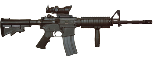 M4A1 rifle ACOG