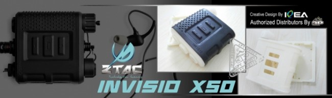 Z Tactical ptt invisio x50