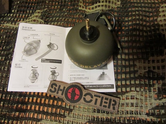 ShooterCBGear M67 Grenade Gas charger