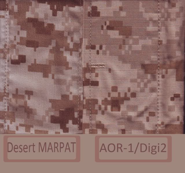 Marpat Desert AOR1 comparative